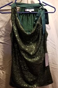 Jennifer Lopez sz S sequin shirt.